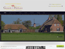 Tablet Screenshot of gasterijdeheihorst.nl